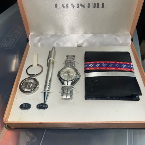 NEW Calvin Hill Boxed Gift Set Watch, Wallet, Pen & Key chain - Picture 5 of 5